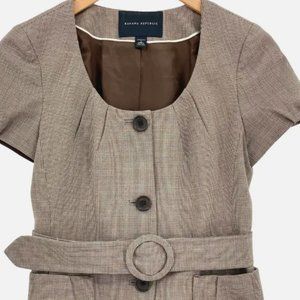 Banana Republic Women's Wool Button Down Belted Jacket Size 12